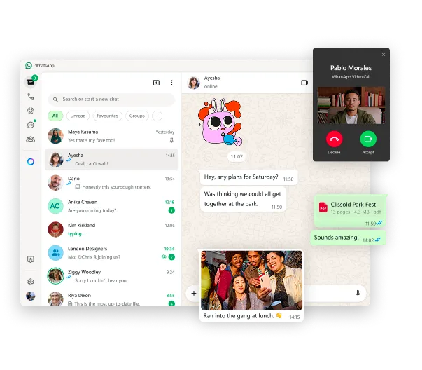 Whatsapp social media app
