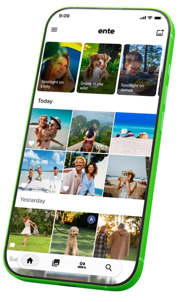 Ente - alternative to google photos